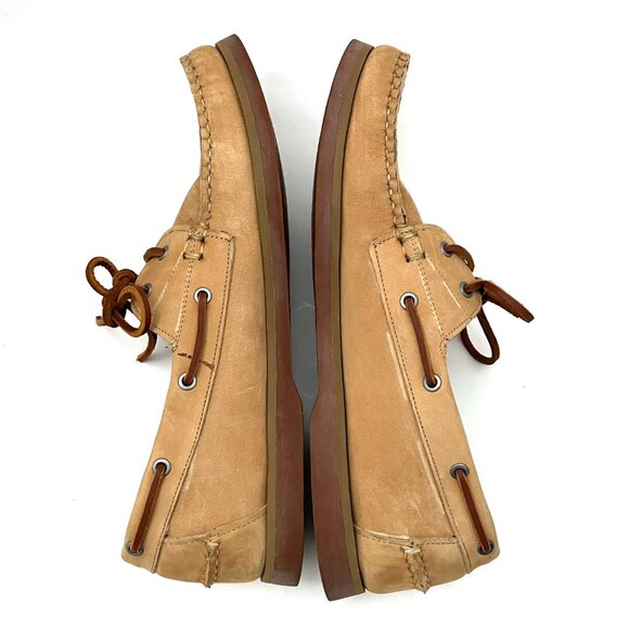 ALLEN EDMONDS Force 10 Suede Deck Boat Shoes Tan main image 10